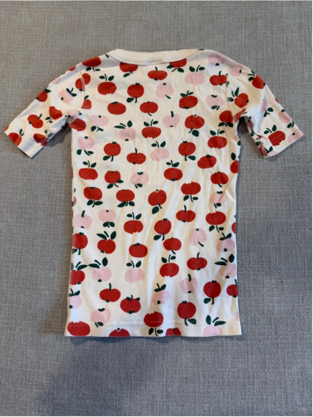 Hanna Andersson Apple of My Eye Organic Cotton shorts Pajama Set girls size 10